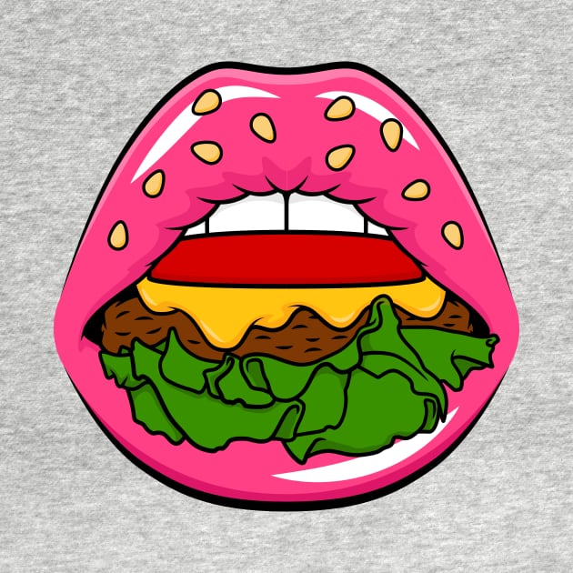 Burger Lips by Woah_Jonny